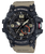G-Shock Mudmaster Herrenarmbanduhr mit schwarzer Lünette, seitlichen Tasten, beigem Band