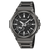 Casio G-SHOCK G-STEEL Herrenuhr, schwarzes Zifferblatt mit Indizes und Chrono-Subdials