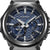 Casio G-Shock Herrenarmbanduhr Nahaufnahme, blaues Zifferblatt mit Leuchtindexen und Subdials