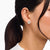 Ear studs Flower Lovely Daisy large Silver