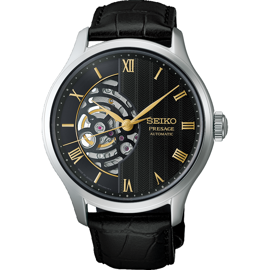 Seiko PRESAGE HCB008J1 Men's Watch Black • Automatic Movement Calibre 4R71 • Sapphire Crystal