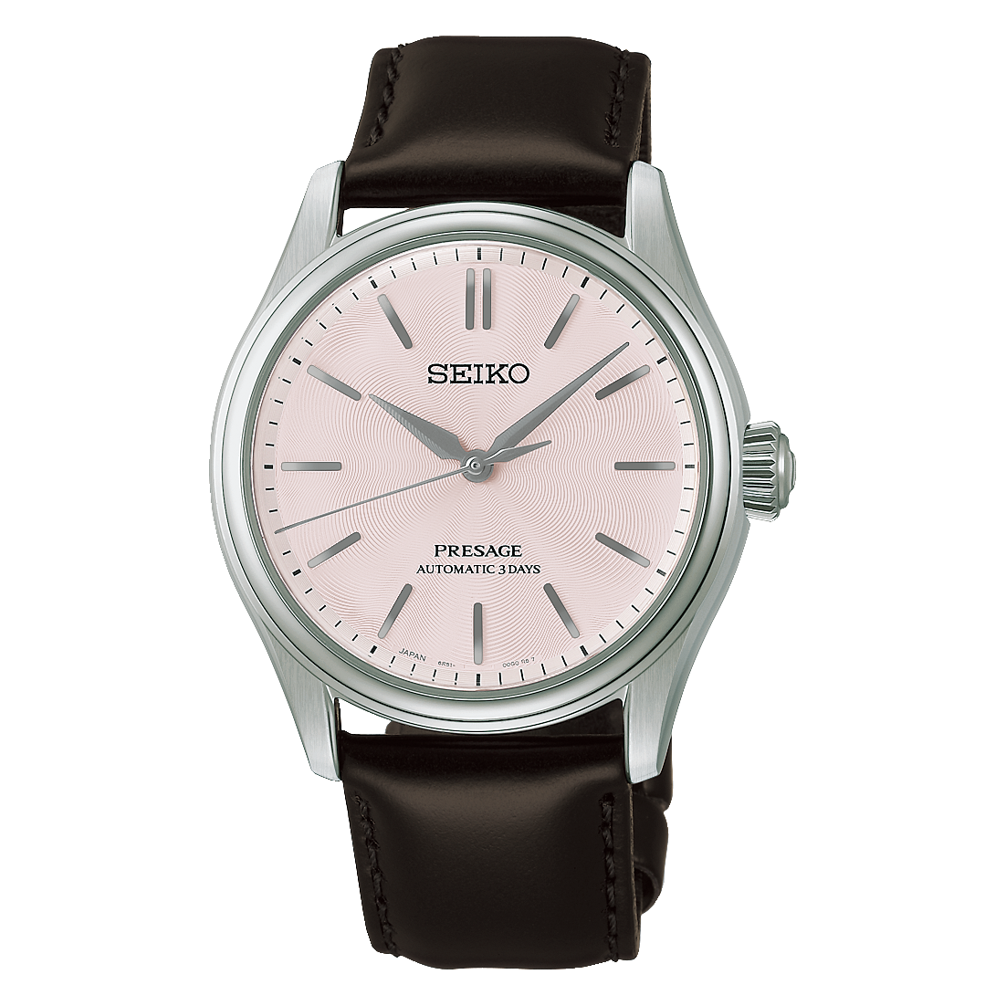 Seiko Presage Classic HCC003J1 Herrenuhr Braun/Rosa • Automatikwerk • Saphirglas