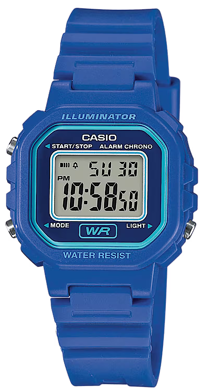 Casio Vintage LA-20WH-2AEF Women's Watch • Iconic Retro Design • Daily Alarm