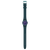 Swatch Teal Weave LL127 Damen Armbanduhr Petrol • Leuchtzeiger • Transparentes Gehäuse, Bild 4