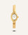 Mockberg Belle Oval Petite MB1771 Damen Armbanduhr Goldfarben • Mineralglas • Bangle-Armband