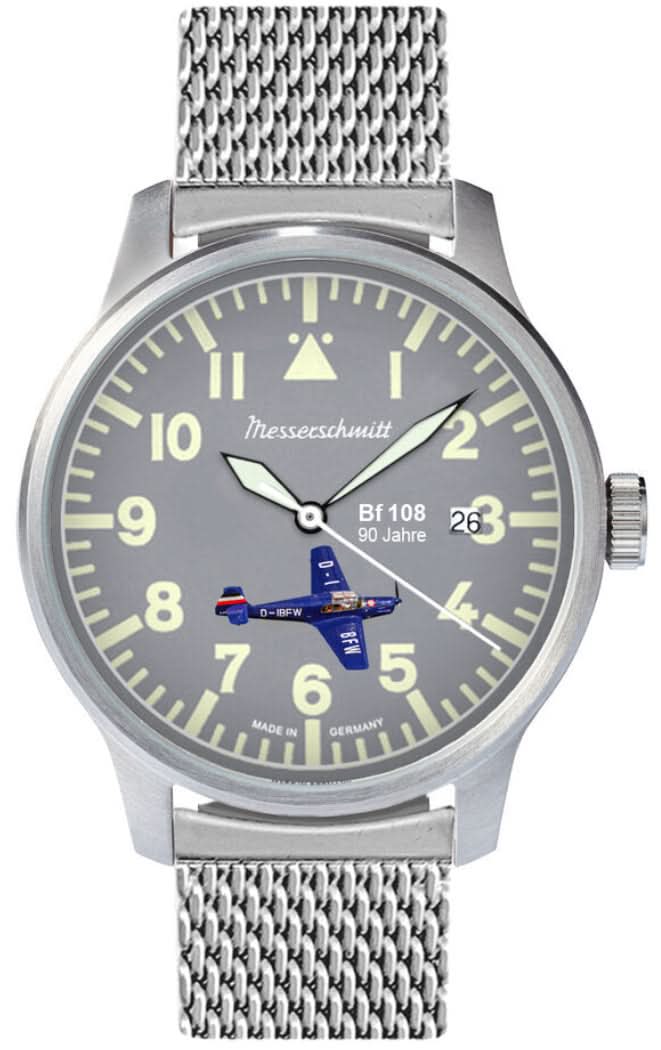 Messerschmitt Bf 108 ME-42BF108-M Men's Watch • Made in Germany • Pilot Design