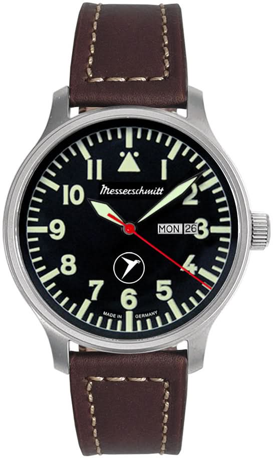 Messerschmitt Flieger Cockpit 43 ME-7H148 Men's Watch • Swiss Automatic Movement • Sapphire Crystal