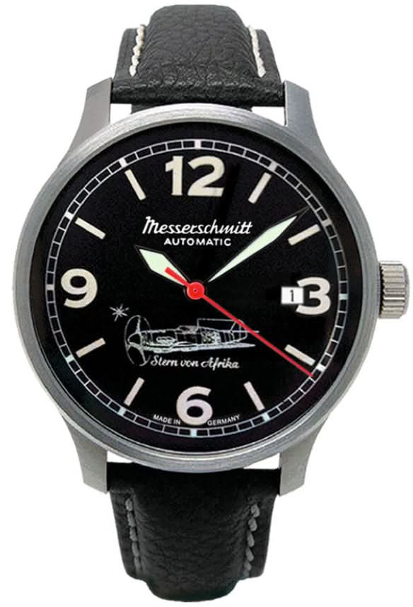 Messerschmitt Pilot Watch ME-42STERN-A Men's Watch • Made in Germany • Historic Design