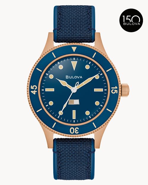 Bulova MIL-SHIPS 98A325 Herrenuhr Bronze • Automatikwerk • Saphirglas