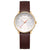 Mondaine Doppio MLE.33110.LGV Damenuhr Braun • Saphirglas • Swiss Made Quarzwerk