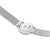 Mondaine Doppio MLE.33112.SM Damen Armbanduhr Silber • Saphirglas mit Antireflexbeschichtung • Swiss Made Quarzwerk, Bild 5