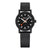 Mondaine essence MS1.32120.RB Damen Armbanduhr Schwarz • Veganes Kautschukarmband • Swiss Made Quarzwerk