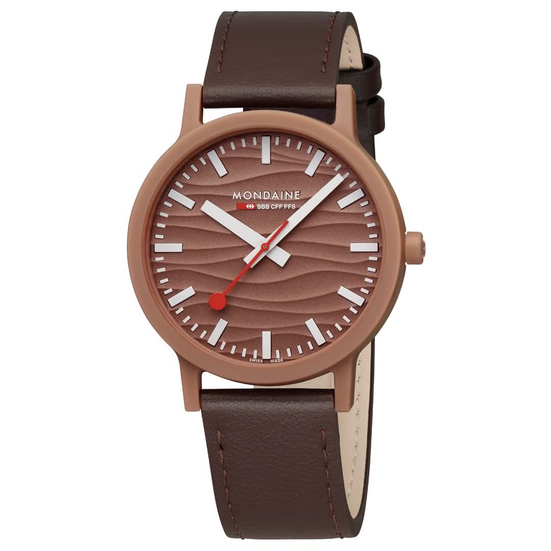 Mondaine essence MS1.41170.LTV Unisex Watch • Swiss Design • Sustainable