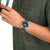 Mondaine Grand Cushion MSL.41460.LF.SET Herrenuhr Grün • Saphirglas • Quarz-Chronograph, Bild 4