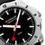 alt="Red and black digital watch with a round face and a black strap, model number MSN.42120.RB-DTS."
