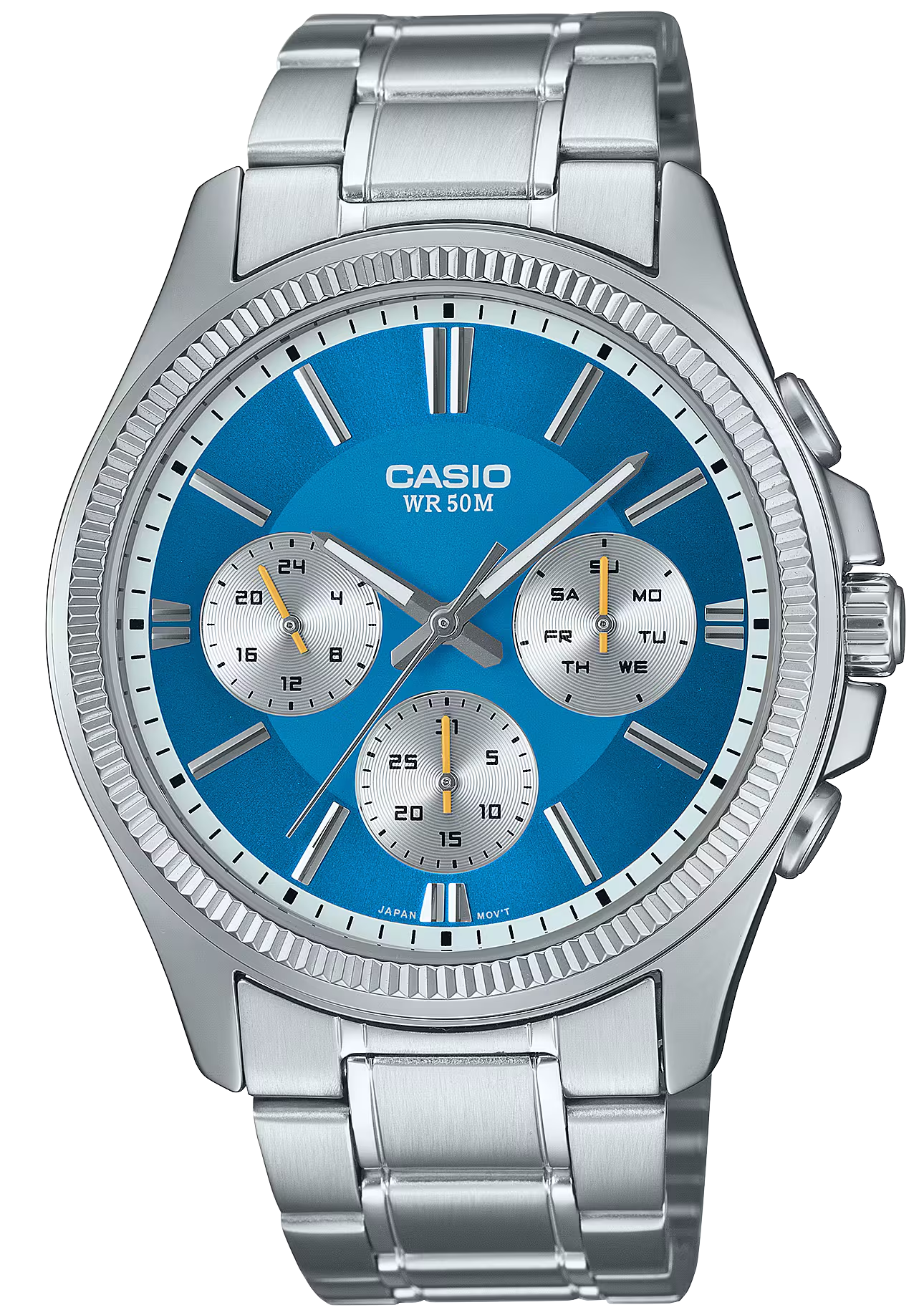 Casio MTP-1375PD-2A2VEF Men's Watch • Precise Multi-Function Dial • Robust Stainless Steel Design