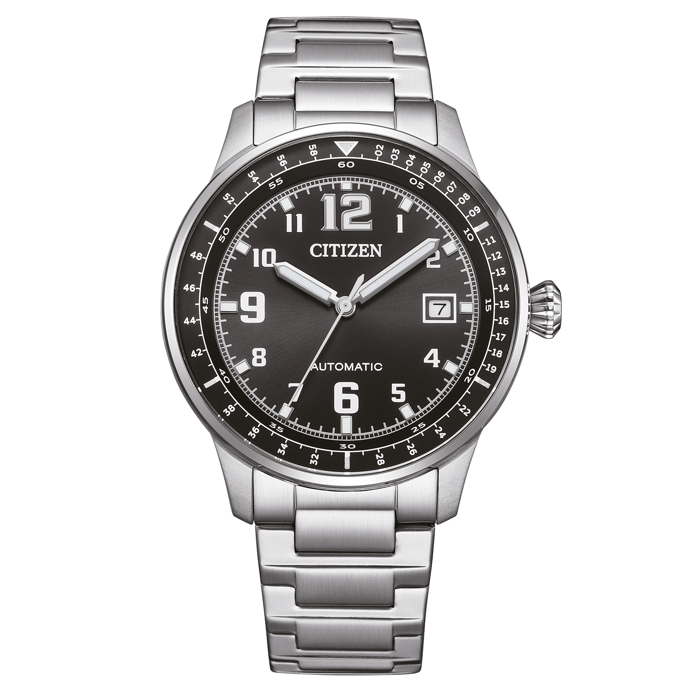 Citizen NJ0190-51E Herrenuhr Urban Military Automatik Schwarz • Automatikwerk Kaliber 8210 • Edelstahlgehäuse