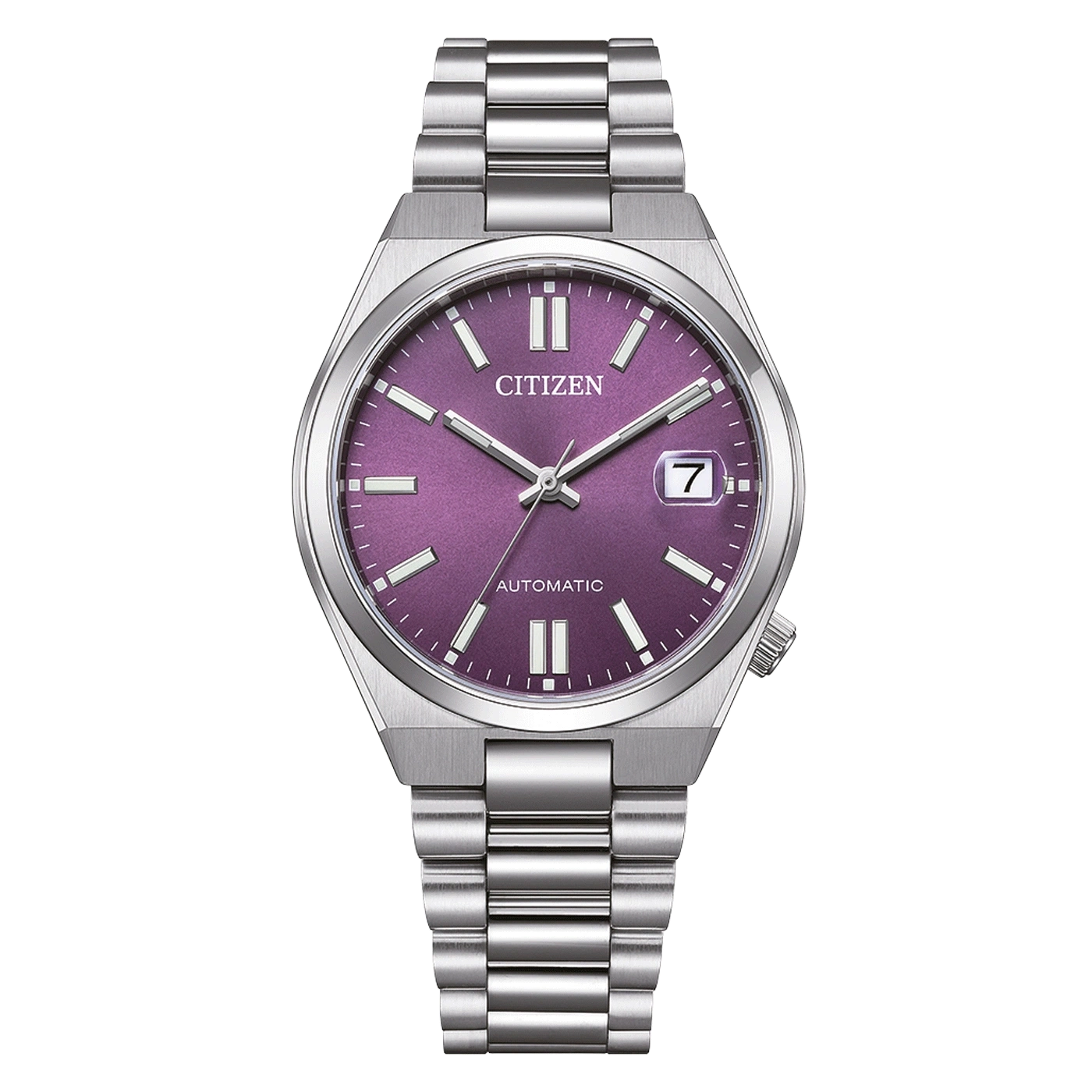 Citizen Tsuyosa NJ0200-50W Herren Armbanduhr Lila • Automatikwerk Kaliber 8210 • Saphirglas