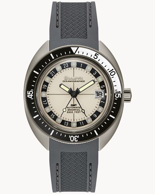 Bulova Oceanographer GMT 98B407 Herren • Automatikwerk mit GMT • Saphirglas