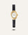 Mockberg Belle Oval Petite MB1412 Damen Armbanduhr • Mineralglas • Schwarzes Lederband