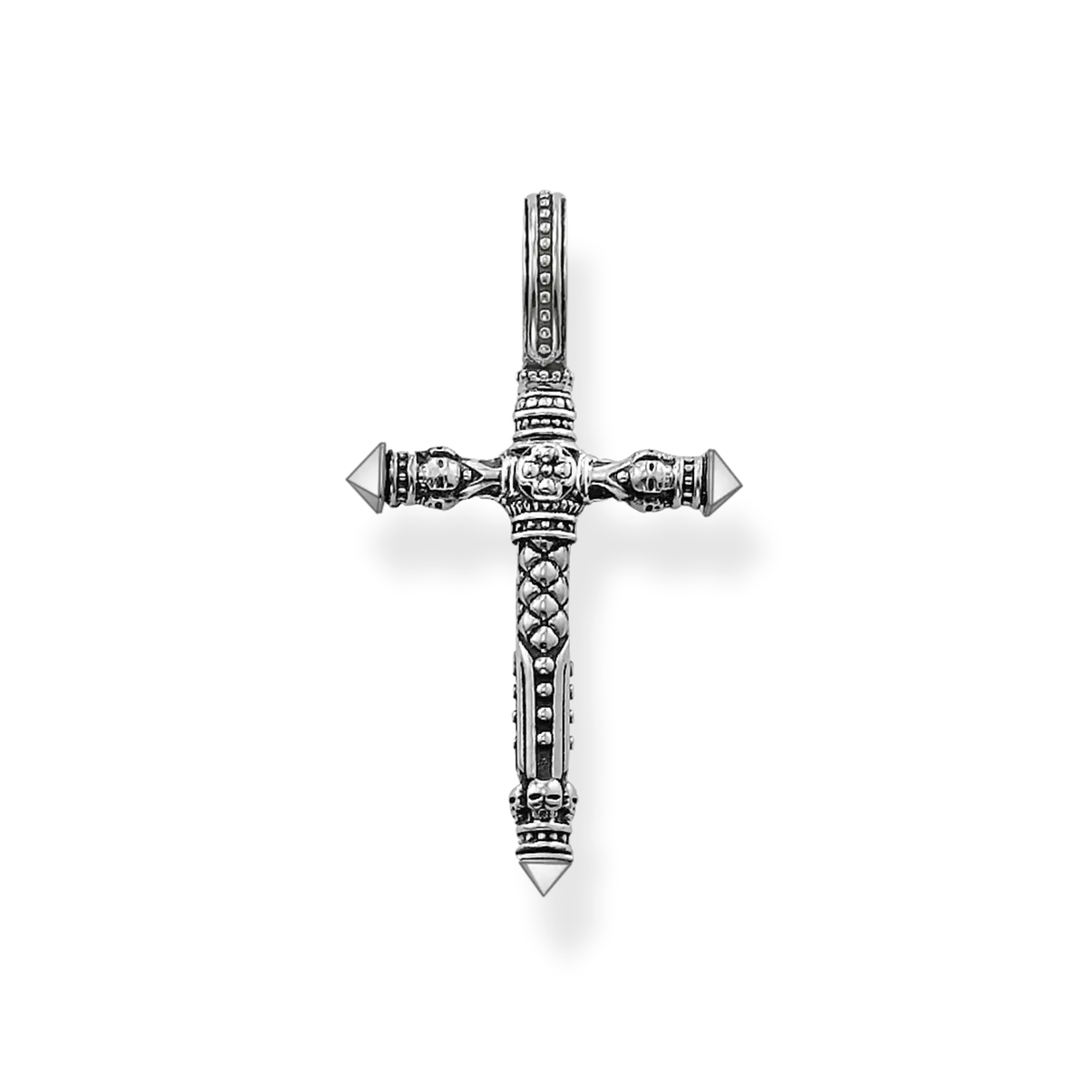 Pendant cross silver