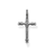 Pendant cross silver