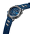 Police Boa PEWGM0071803 Herren • Ionenplattiertes Gunmetal-Gehäuse • Silikon-Armband Blau, Bild 2