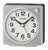 Seiko QHE196S Alarm Clock Silver • Silent Sweep Movement • Lumibrite Hands