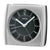 Seiko QHE205S Table Clock Silver • Sweep Second Hand • Snooze Function