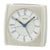 Seiko QHE205W Alarm Clock Pearl White • Silent Sweep Movement • Snooze & Light Function