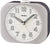 Seiko QHE206S Alarm Clock Silver • Silent Sweep Movement • Lumibrite Luminous Hands