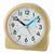 Seiko Alarm Light QHE210B Alarm Clock Brown • Silent Sweep Movement • LED Night Light
