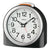Seiko QHE211K Alarm Clock Black • Silent Sweep Movement • Ascending Wake Alarm