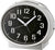 Seiko Timeless QHK059A Alarm Clock Silver • Silent Sweep Movement • Bell Alarm with Snooze