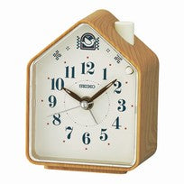 Seiko QHP011B Alarm Clock Black • Bird Sound Alarm • Luminous Hands