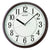 Seiko QXA756B Wall Clock • Plastic Case • Modern Round Design