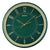 Seiko QXA834M Wall Clock Green • Silent Sweep Second Hand • Quartz Movement