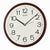 Seiko QXA847B Wall Clock Brown • Silent Sweep Movement • Classic Design