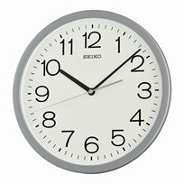 Seiko QXA847N Wall Clock Light Grey • Silent Sweep Movement • Easy to Read