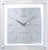 Seiko QXR205S Wall Clock White • Radio-Controlled • Square Plastic Case