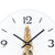 AMS Funk R2755 Wanduhr • Regulator 14-Tage-Werk • Mineralglas bedruckt