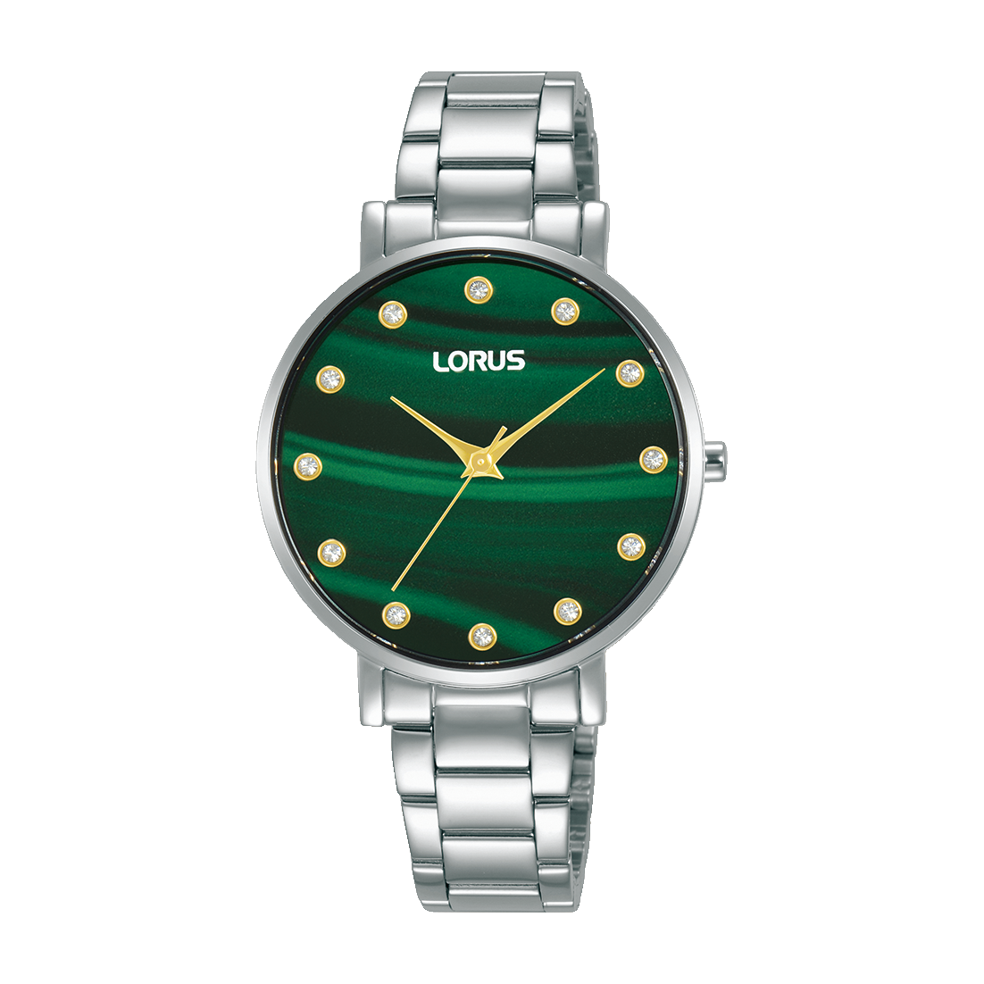 Lorus RG229VX9 Damen Armbanduhr Dunkelgrün • Mineralglas • Edelstahlgehäuse