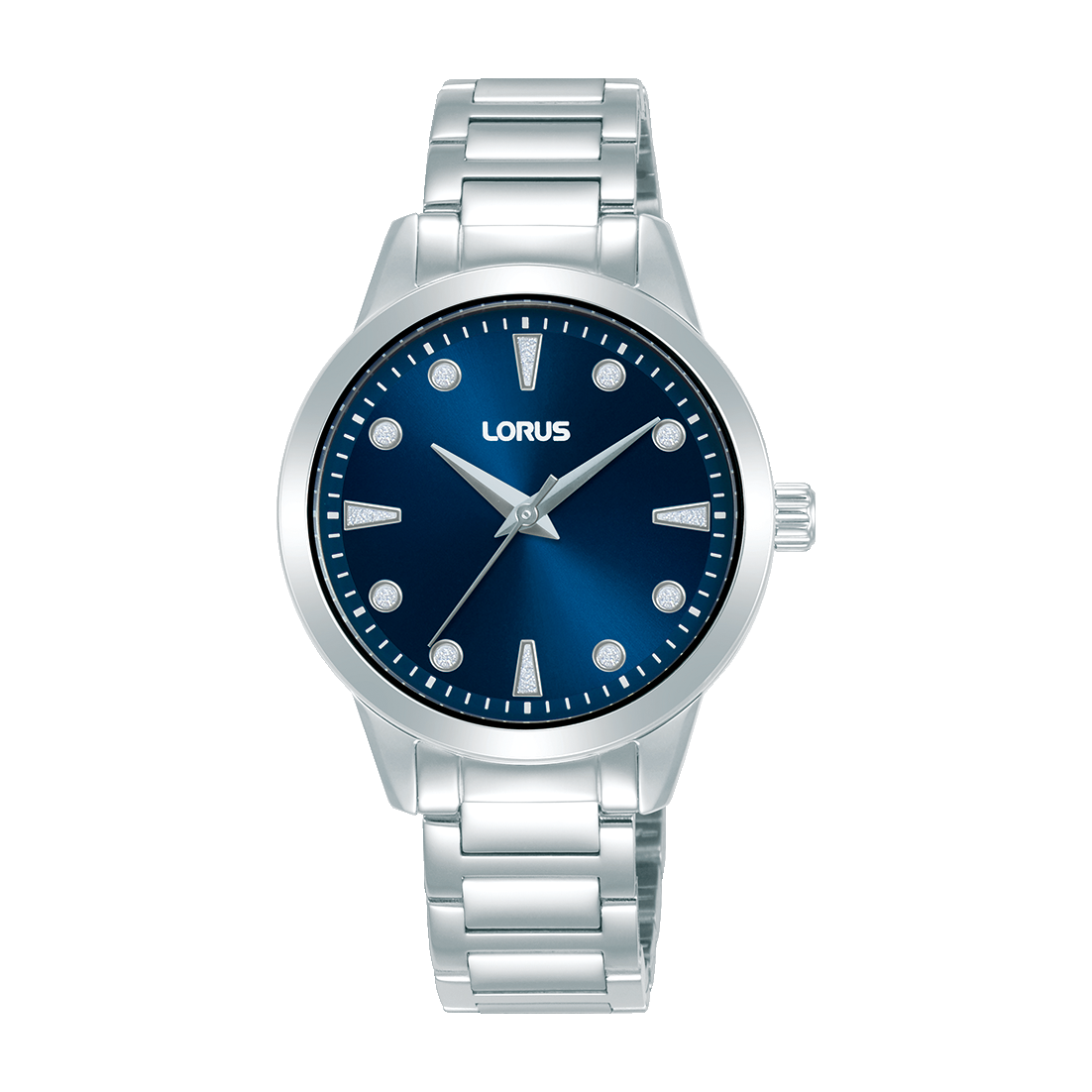 Lorus Ladies RG261YX9 Damenuhr Dunkelblau • Mineralglas • Edelstahlarmband