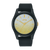 Lorus Sports RG269TX9 Damenuhr Champagner • Mineralglas • Schwarzes Silikonarmband