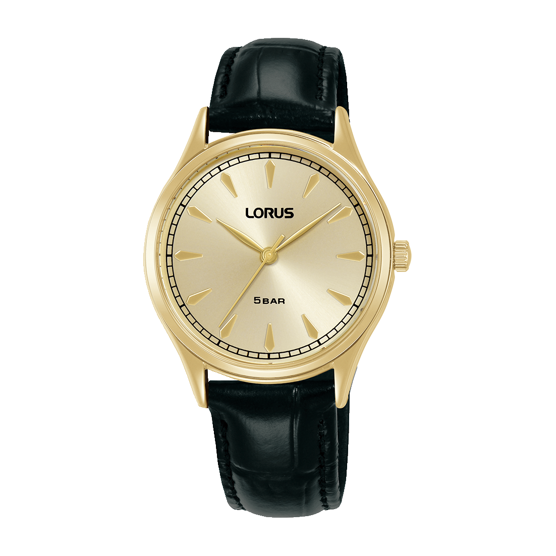 Lorus Classic RG298YX9 Damen Armbanduhr Schwarz • Mineralglas • Quarzwerk