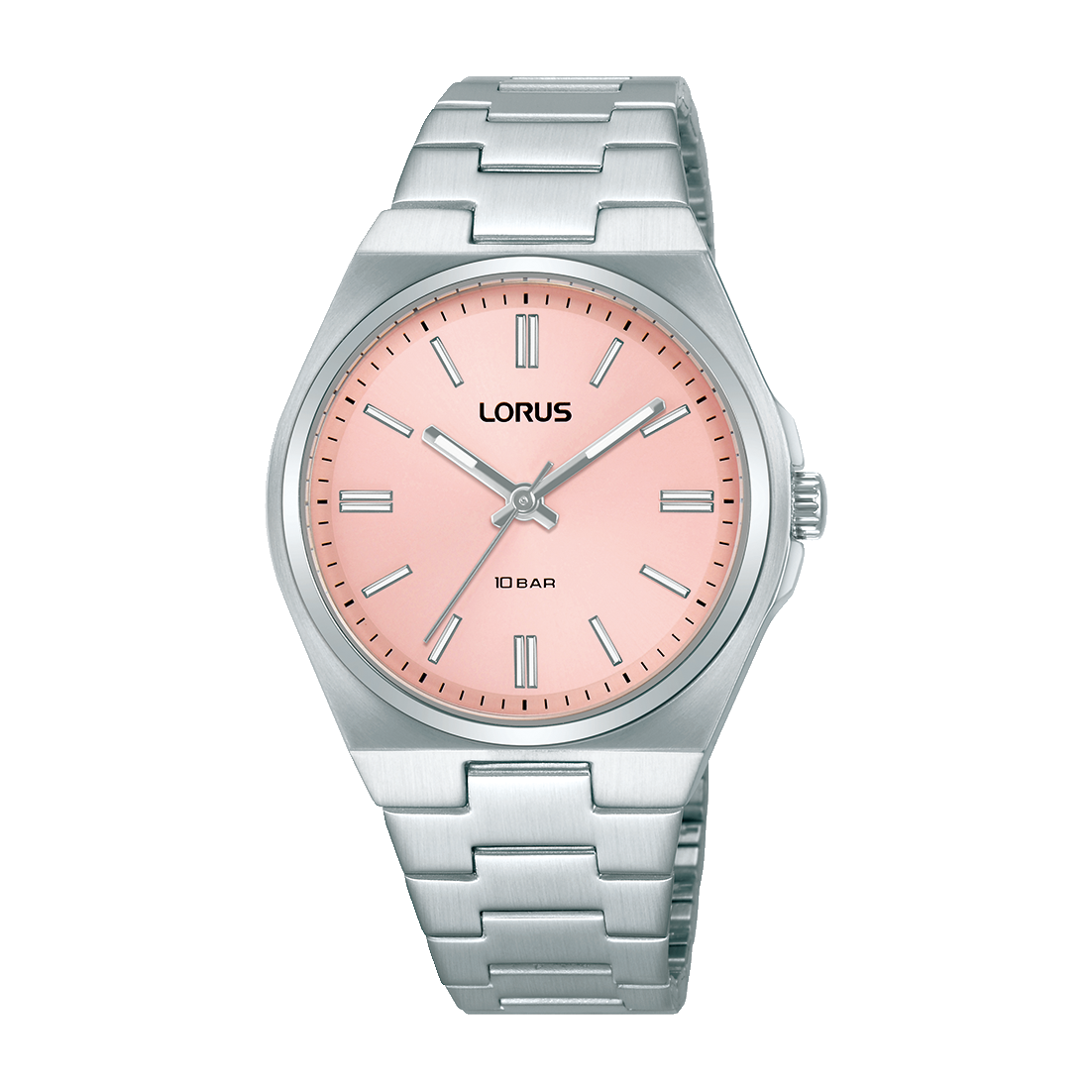 Lorus Sports RG307XX9 Damenuhr Rosa • Mineralglas • Edelstahlarmband