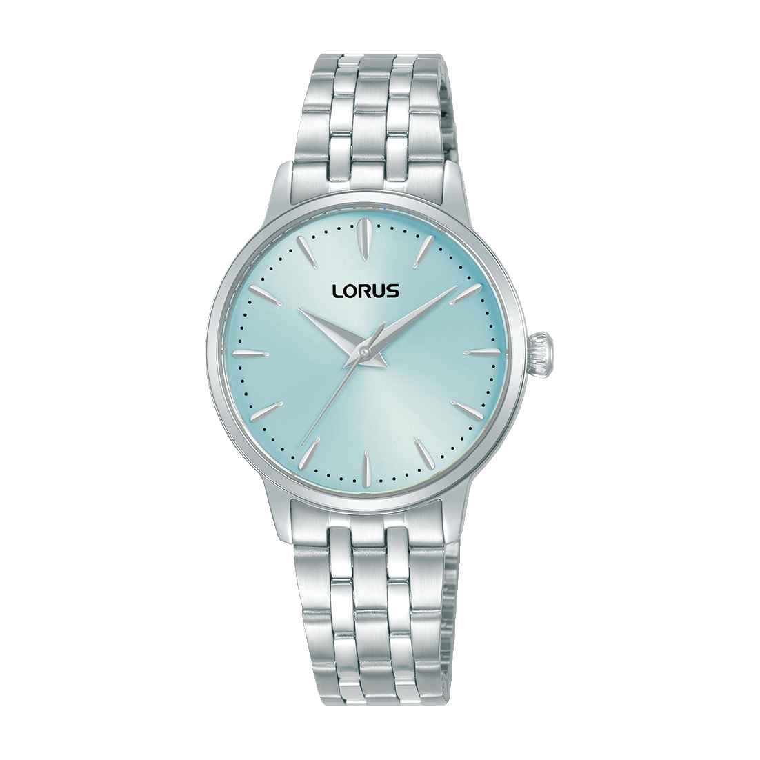 Lorus RG313XX9 Damenuhr Fashion Hellblau • Mineralglas • Edelstahlarmband