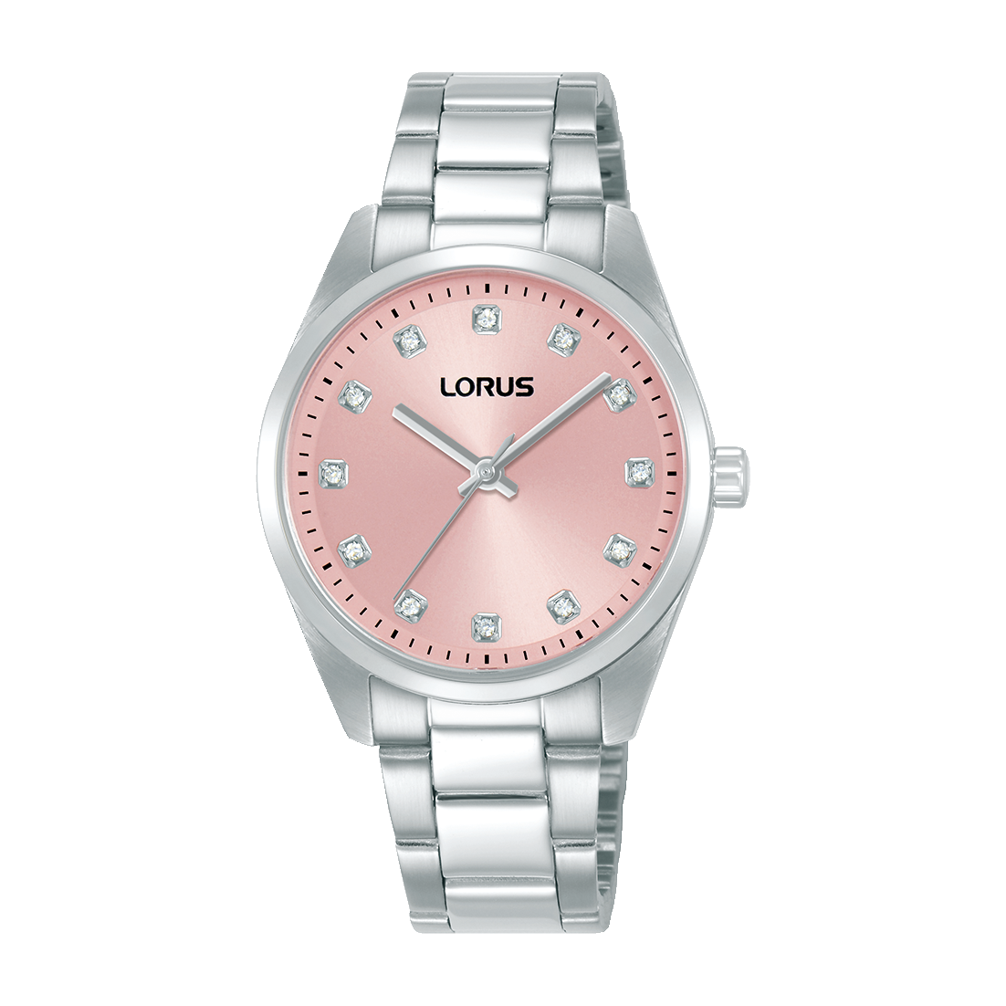 Lorus RG325XX9 Damenuhr Fashion Rosa • Mineralglas • Edelstahlarmband