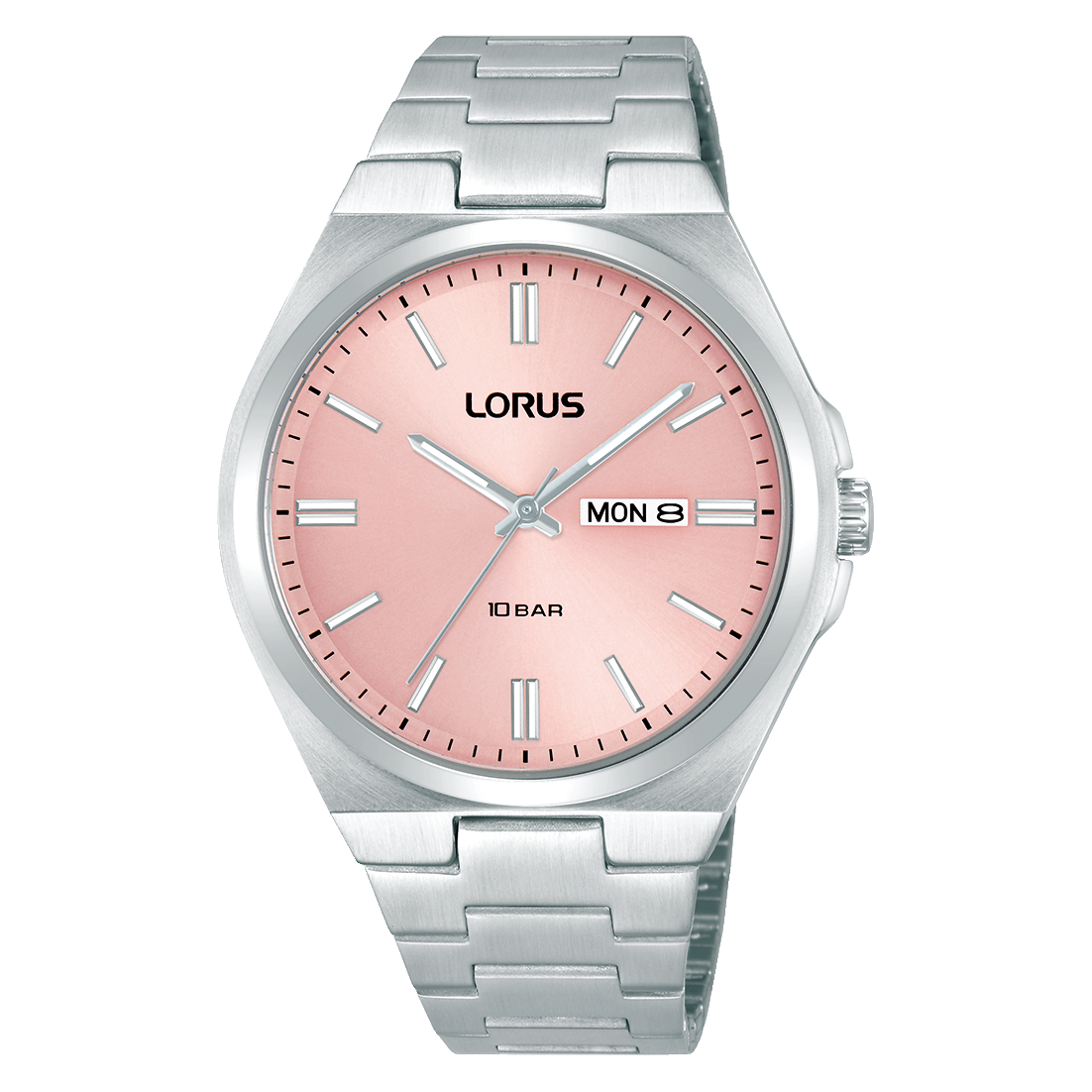Lorus Sports RH397AX9 Herrenuhr Rosa • Mineralglas • 10 bar wasserdicht