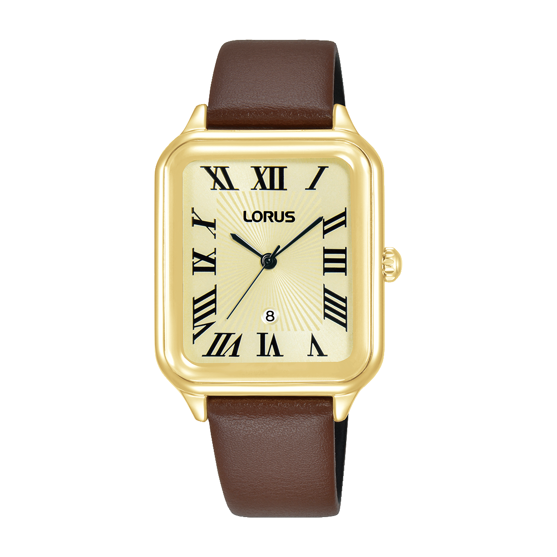 Lorus Dress RH742BX9 Damen Armbanduhr Braun • Mineralglas • Quarzwerk